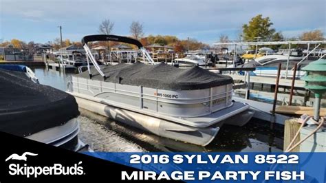 2016 Sylvan Mirage 8522 Party Fish